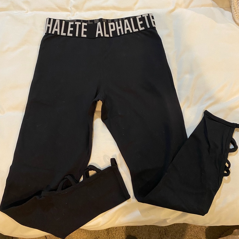 Black Alphalete Legging